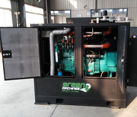 İyi bir fiyat. Biyogaz CHP BHKW 30KW 40KVA CE Sertifikalı Isıtma Sıcak Su Çiftliği Güç Tedarikçisi çevrimiçi