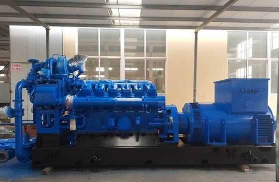 İyi bir fiyat. Low Engine Speed Long Service Life Continuous 800KW 1000KVA Natural Gas Biogas Generator Set Power Station çevrimiçi