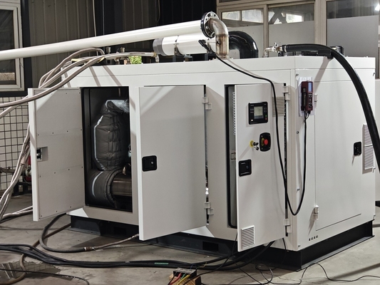 İyi bir fiyat. 50Hz CE Approved Low Noise Silent Natural Gas BHKW CHP Cogenerator 120kw 150kva çevrimiçi