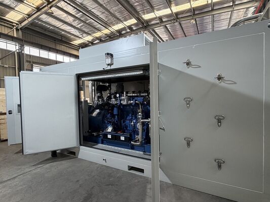İyi bir fiyat. 400kW Yuchai Motor Doğal gaz jeneratörü, dış güç kaynağı için ses geçirmez gölge seti çevrimiçi