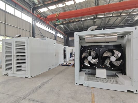 İyi bir fiyat. 400kw değerli güç Yuchai Motoru Doğal gaz jeneratörü yağmur geçirmez ses geçirmez konteynerle çevrimiçi